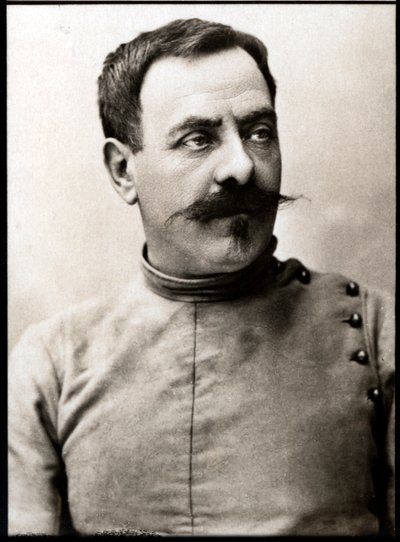 Portrait of Arsene Vigeant, French fencer by French Photographer